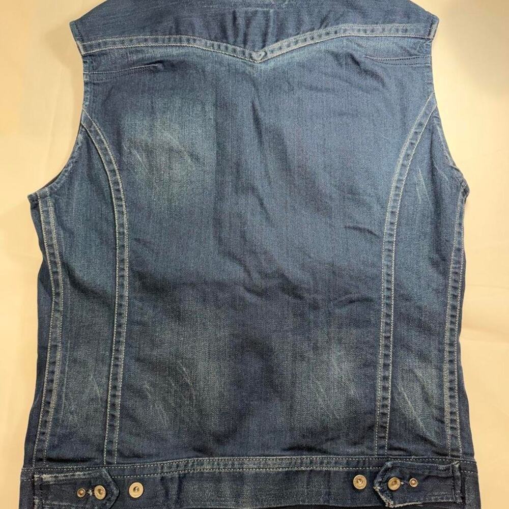 Diesel denim vest womans size L - Picture 3 of 6